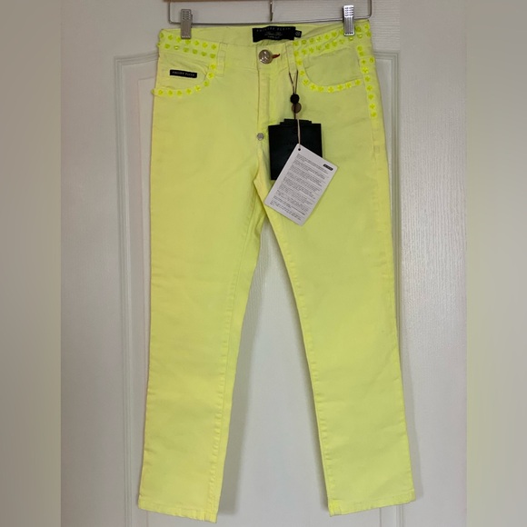 NEW! Philipp Plein Couture capri cut jeans size 25 - Picture 1 of 10